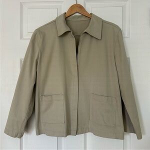 Vintage Oatmeal Boxy Women's Jacket